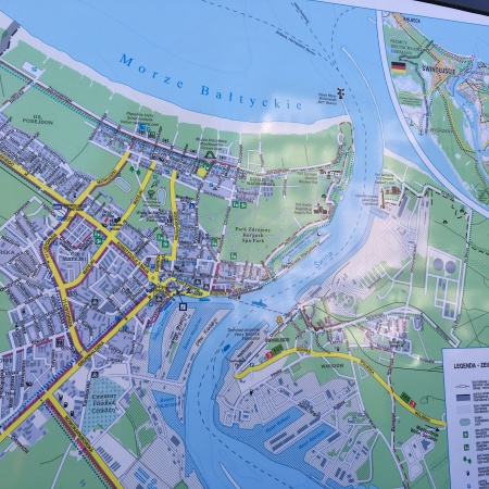 Stadtplan Swinemünde